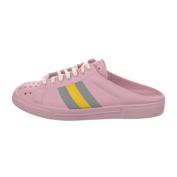 NEW Authentic GUCCI Pink Rubber Athletic Mule Slip On Slide Shoe IT 41 US 11 - Picture 3 of 6